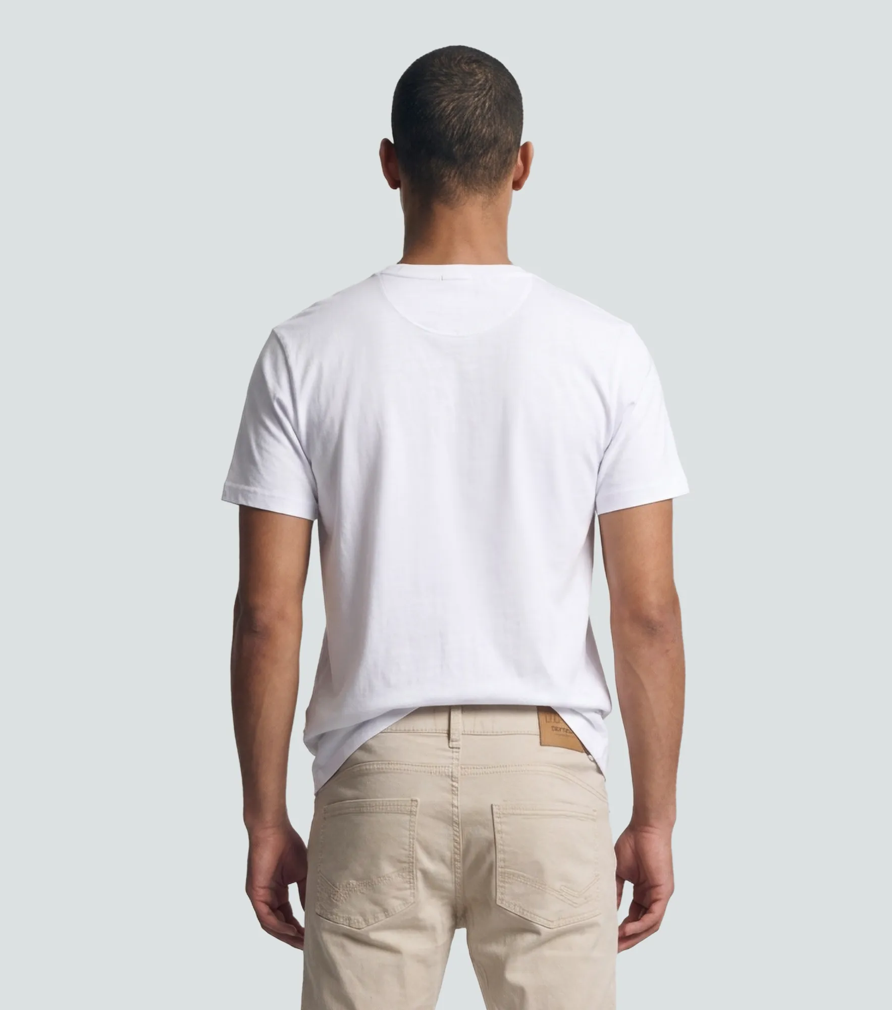 Slim Javi Camiseta Unicolor Estampada Unser 836239 BL