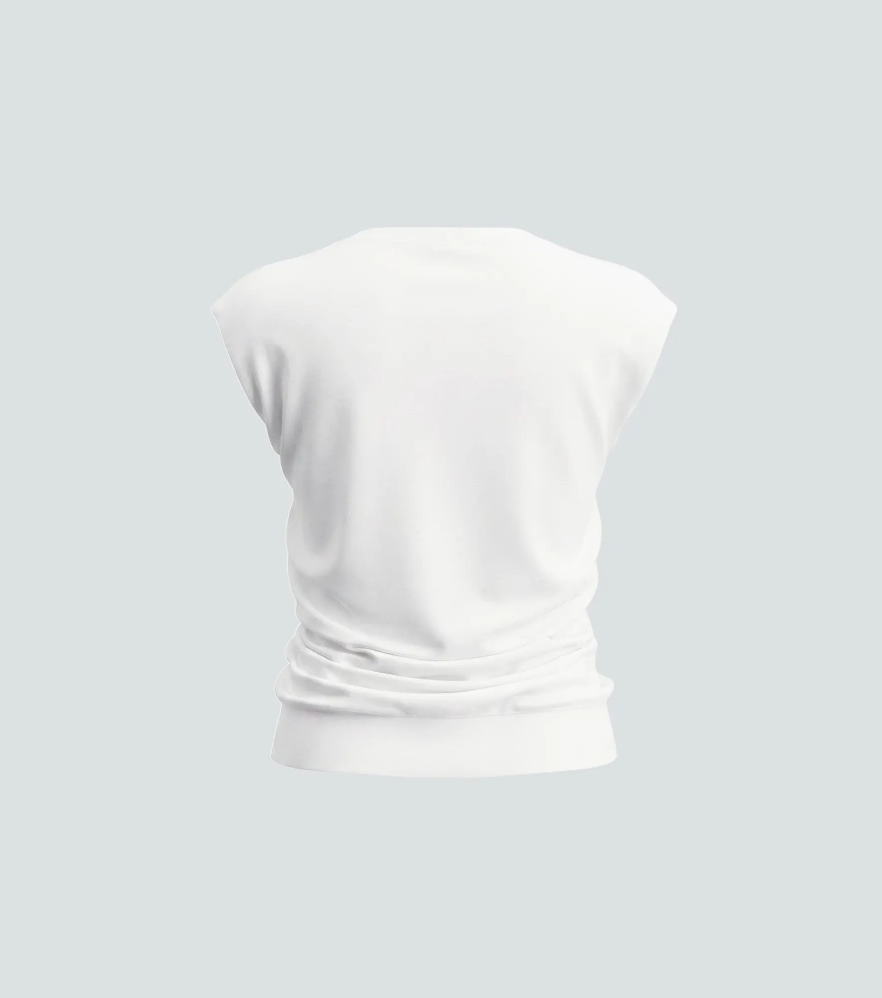 Blusa Drapeada Con Detalles En Los Hombros Unicolor Derek 838293 BL