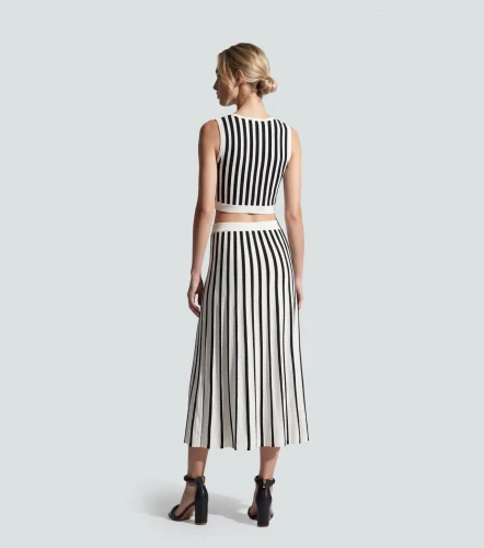 Vestido Corte Sin Mangas Estampado DerekBL