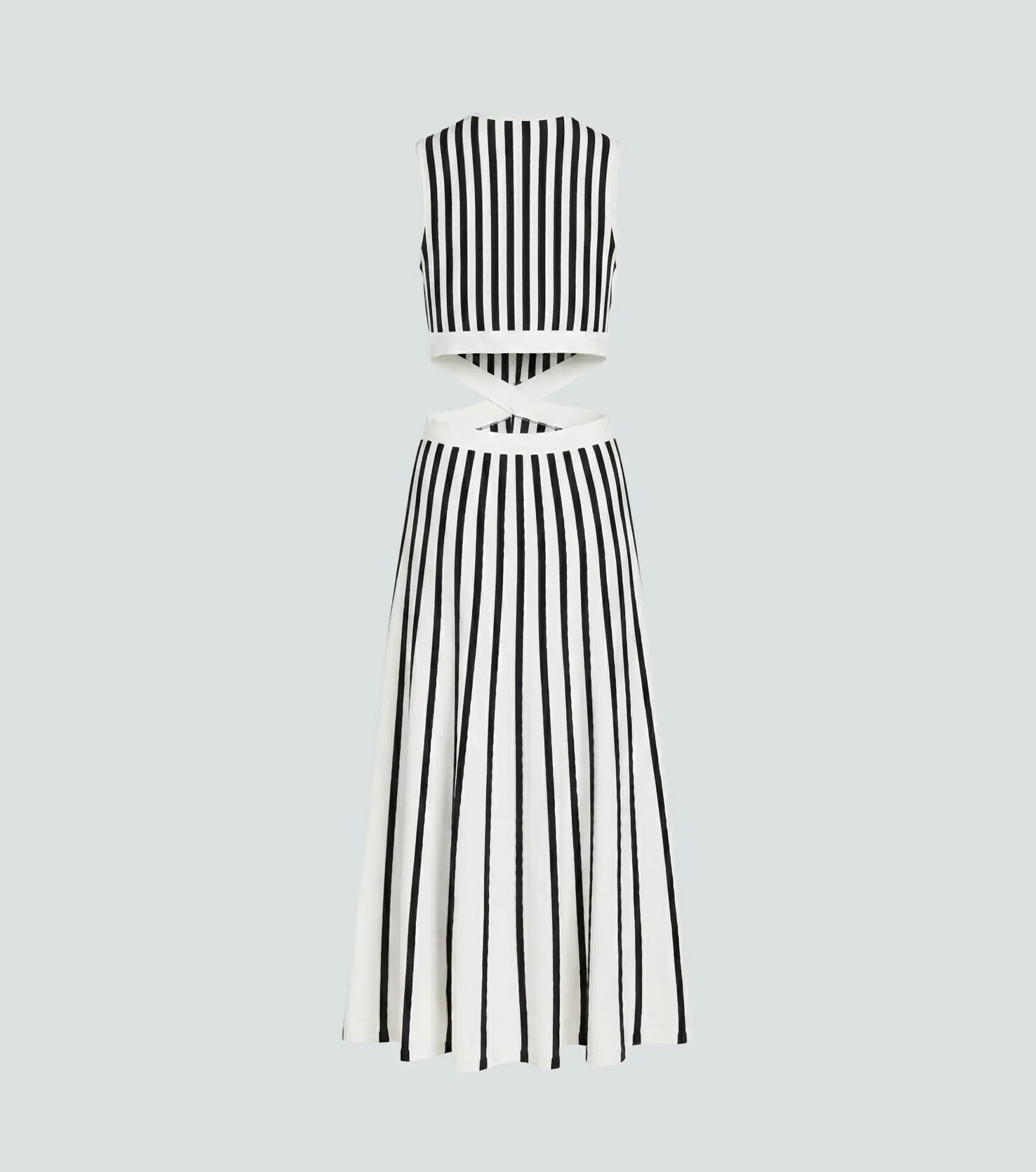 Vestido Corte Sin Mangas Estampado Derek 838919 BL