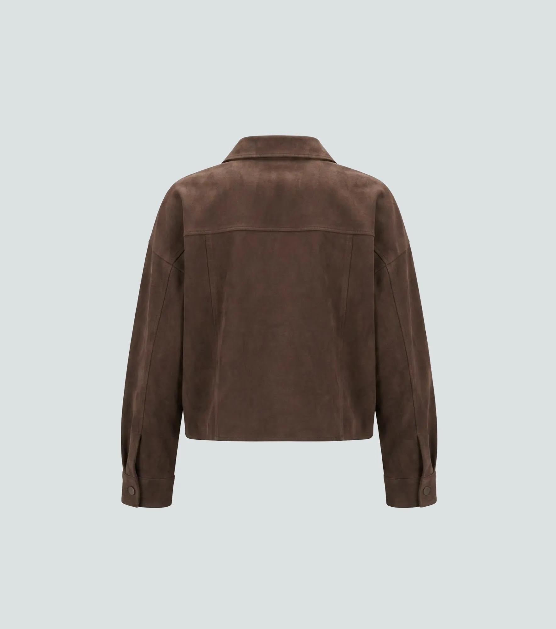 Chaqueta Efecto Gamuza Corte Ligeramente Oversize Unicolor Derek 838347 CF