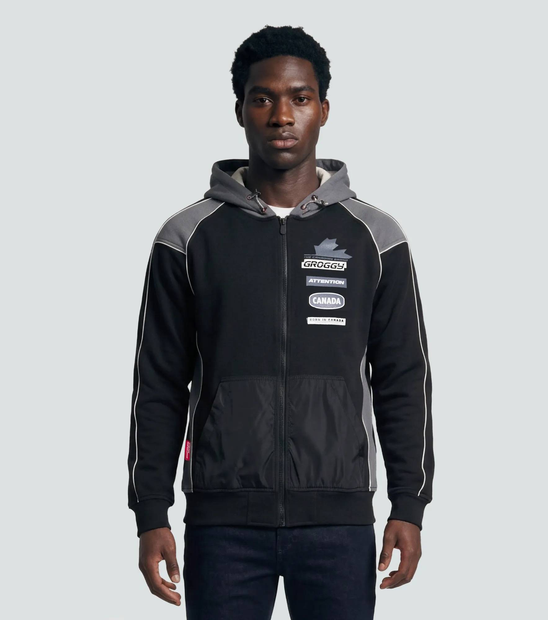London Zipper Hoddie Masculino Groggy 831998 CR
