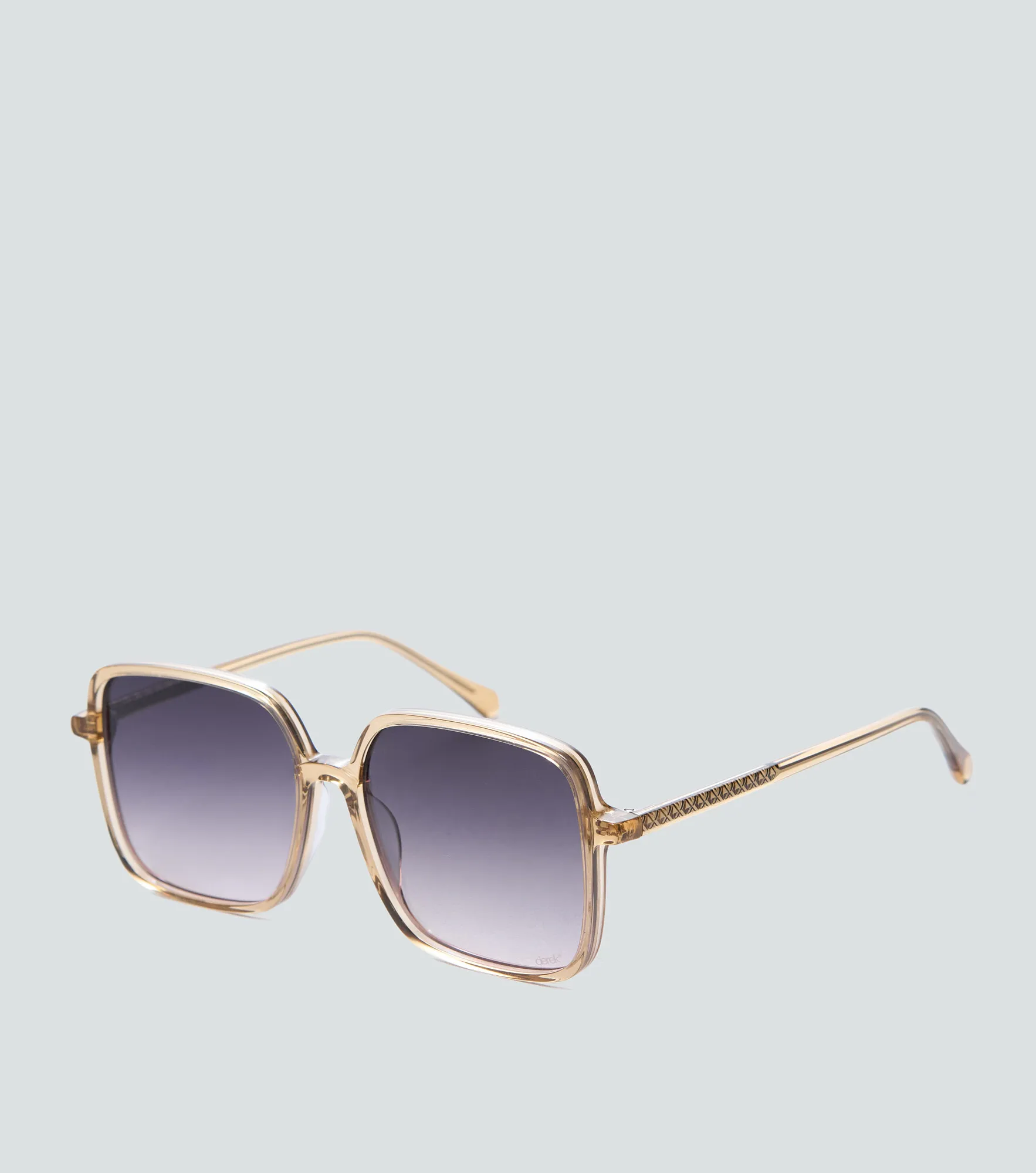 Gafas De Sol Cuadradas En Tono Ambar DerekML