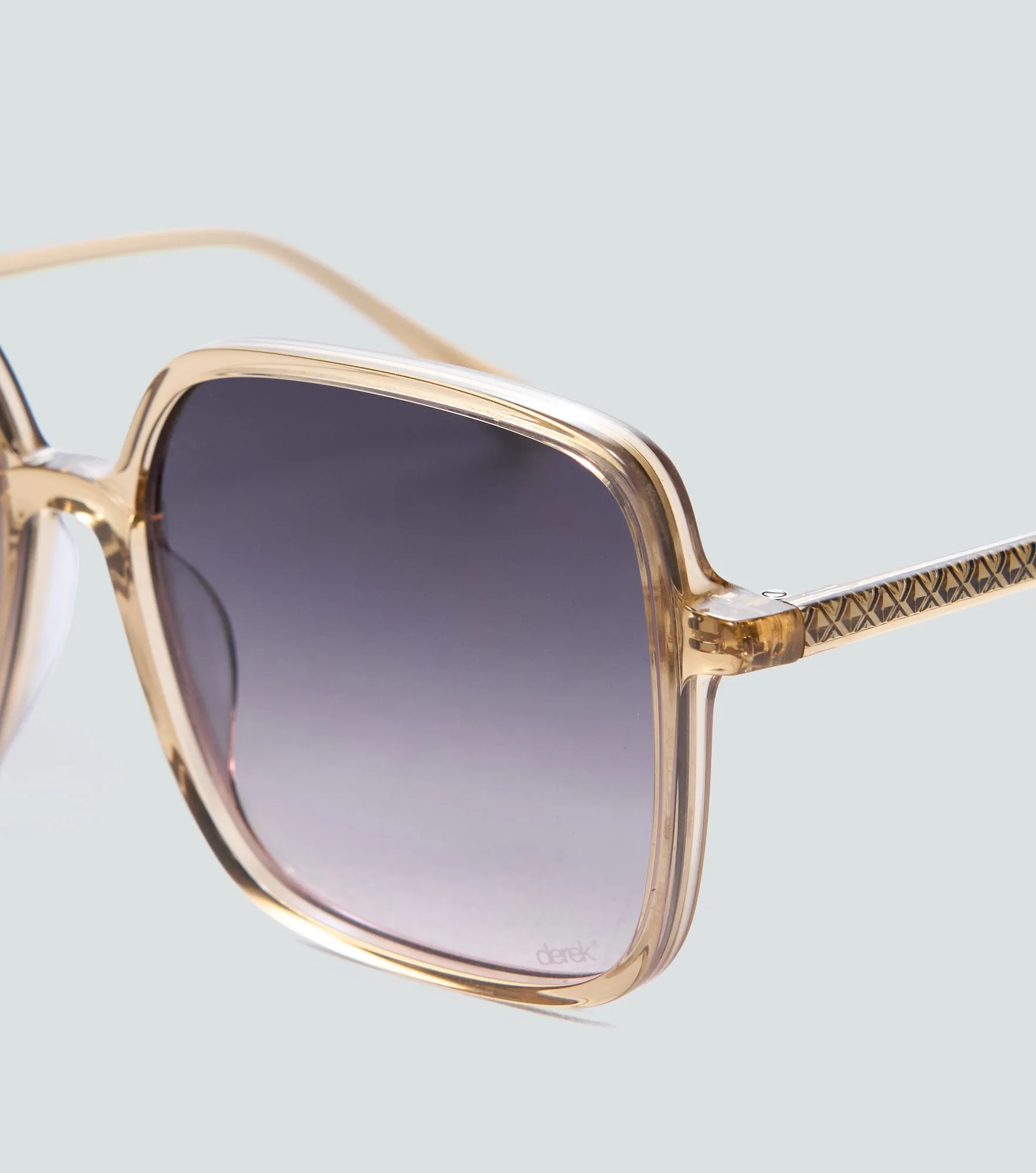 Gafas De Sol Cuadradas En Tono Ambar Derek 838308 ML