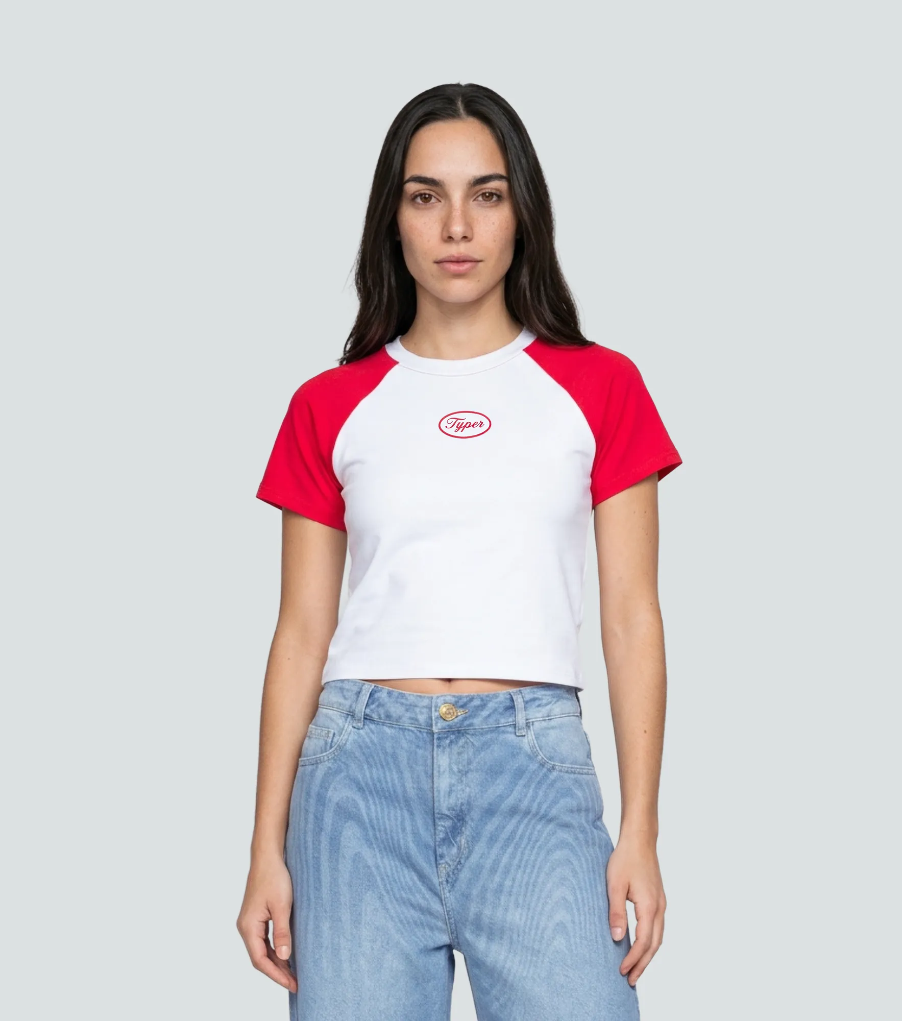 Keira Blusa Slim Combinada Con Estampado TyperRJ