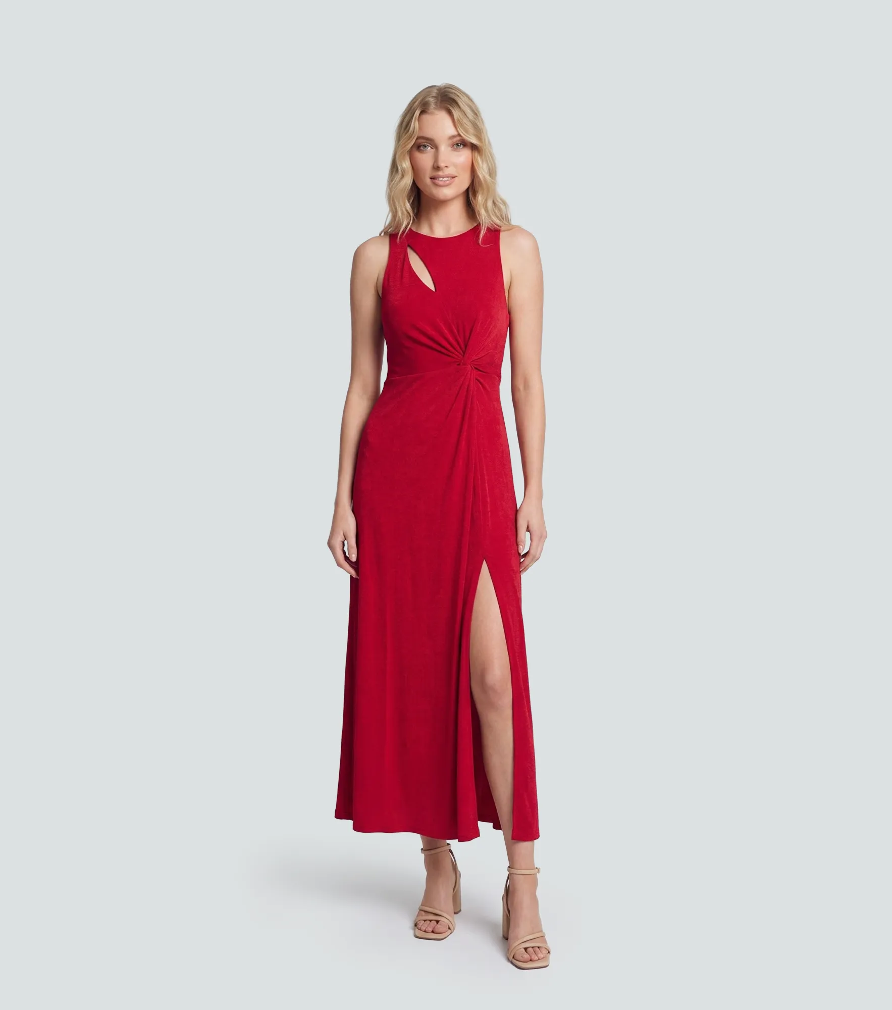 Vestido Para Mujer Manga Siza Unicolor Alicia DerekRJ