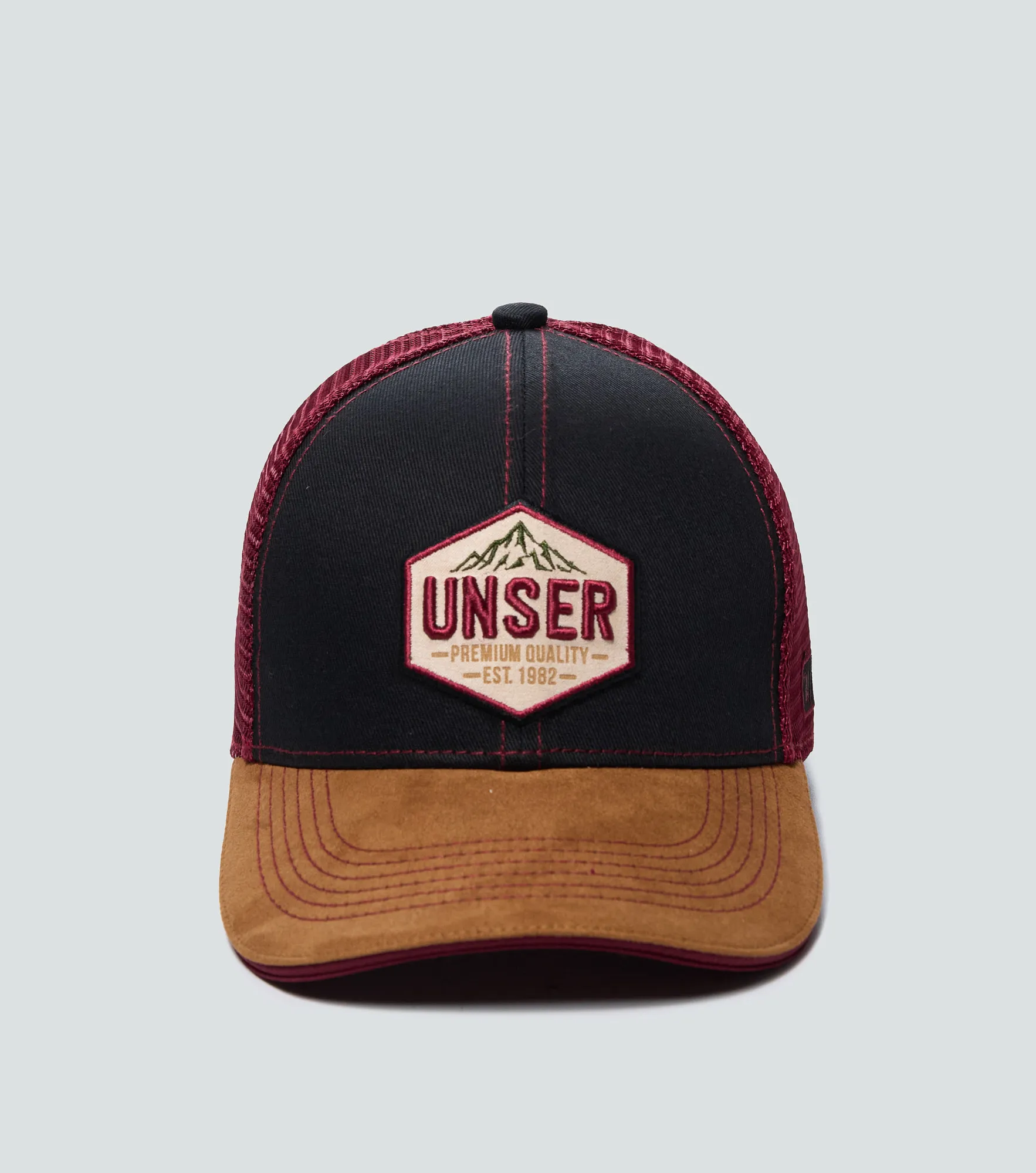 Cris Gorra Combinada Con Aplique Bordado En Delantero Unser 839369 CU