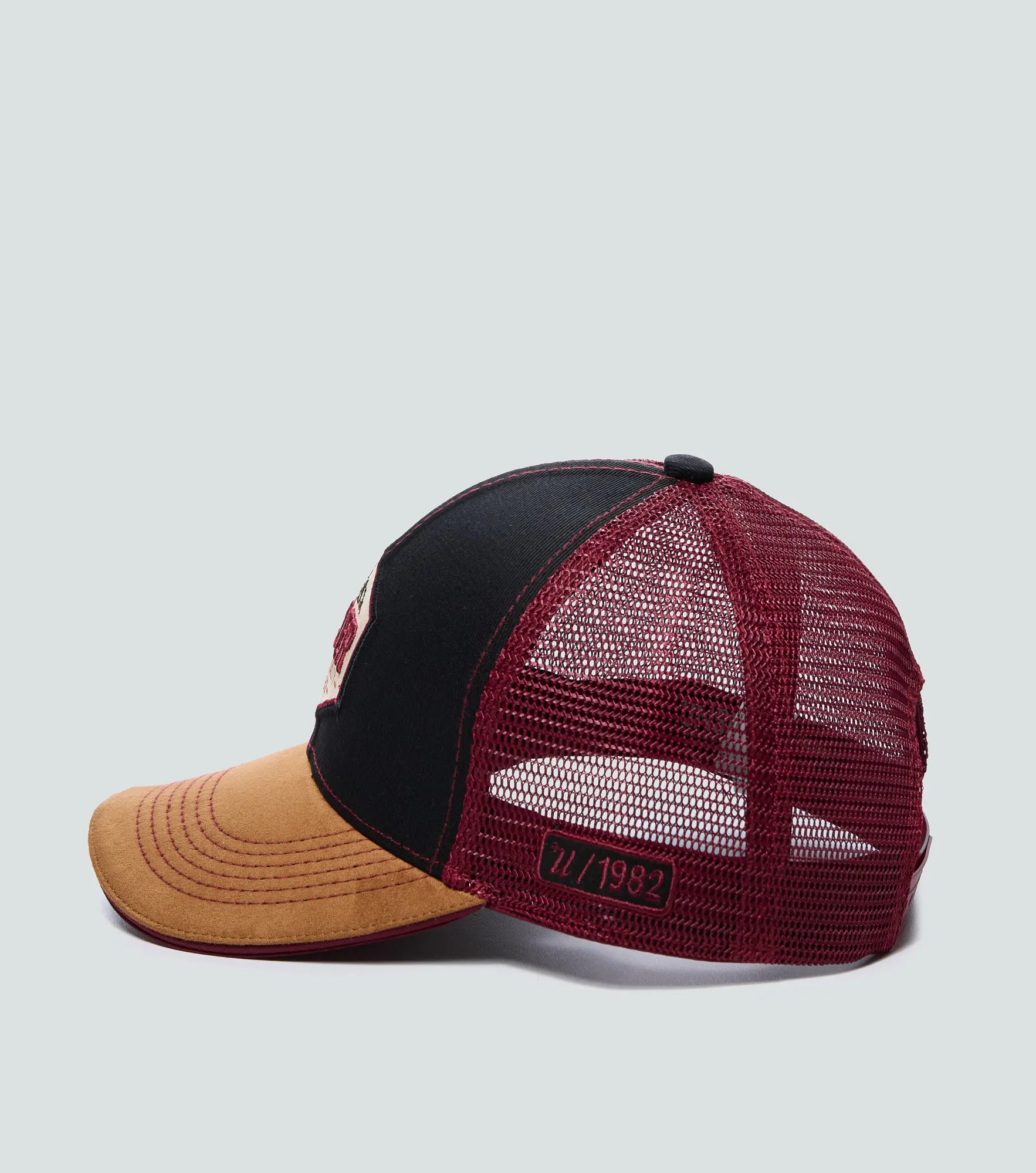 Cris Gorra Combinada Con Aplique Bordado En Delantero Unser 839369 CU