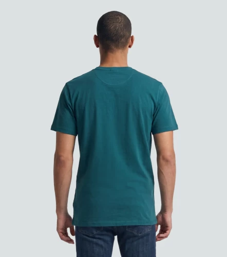 Slim Javi Camiseta Unicolor Estampada UnserVD