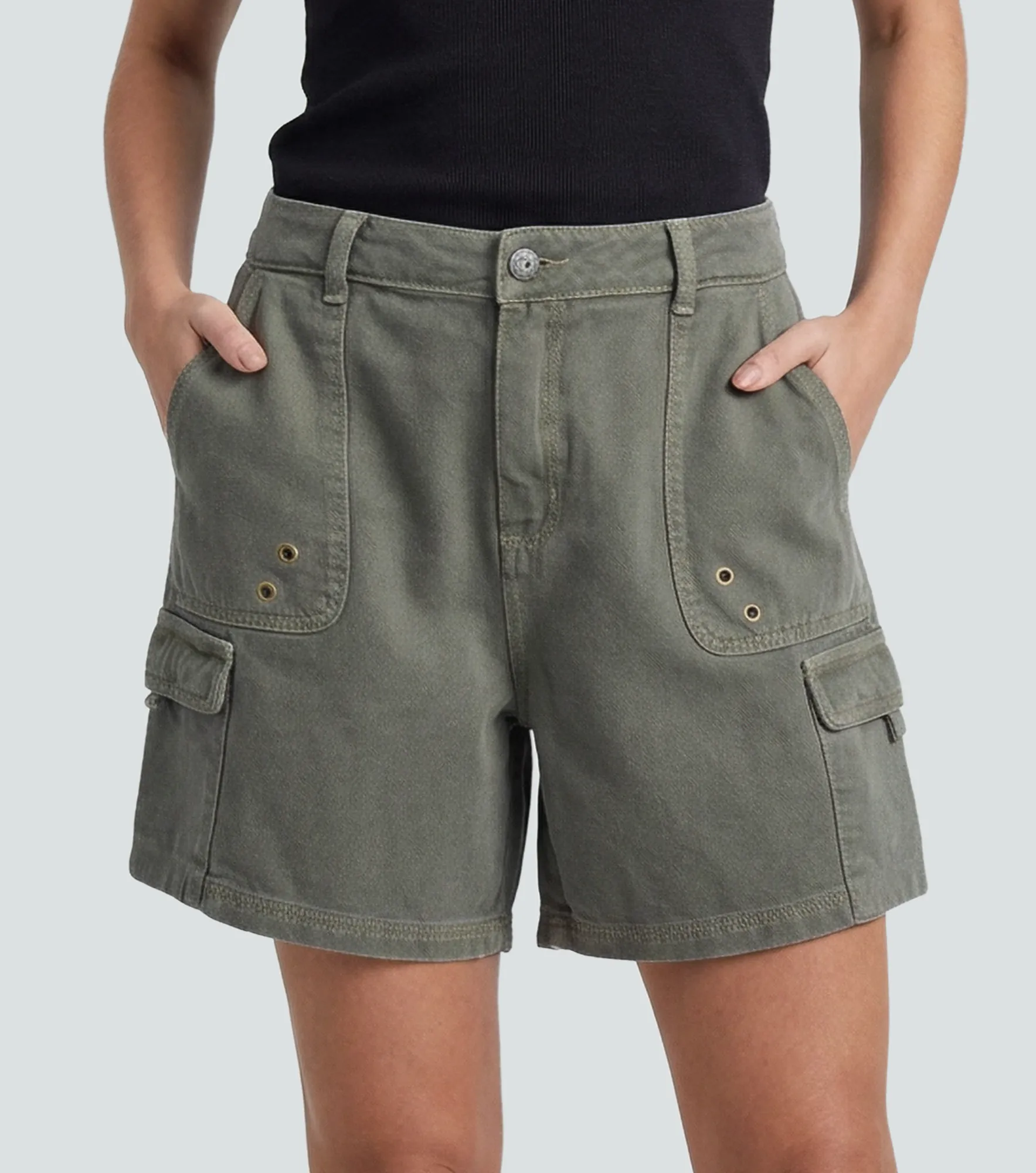 Libia Short Relaxed Con Bolsillos Cargo TyperVD