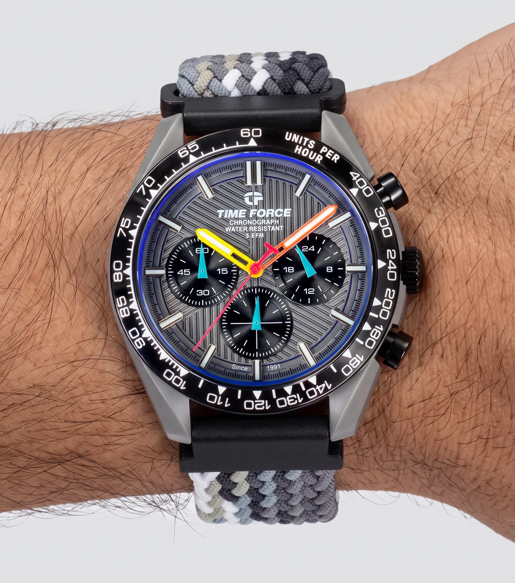 Reloj Time Force Coolwake Controlado Correa 134664 NG