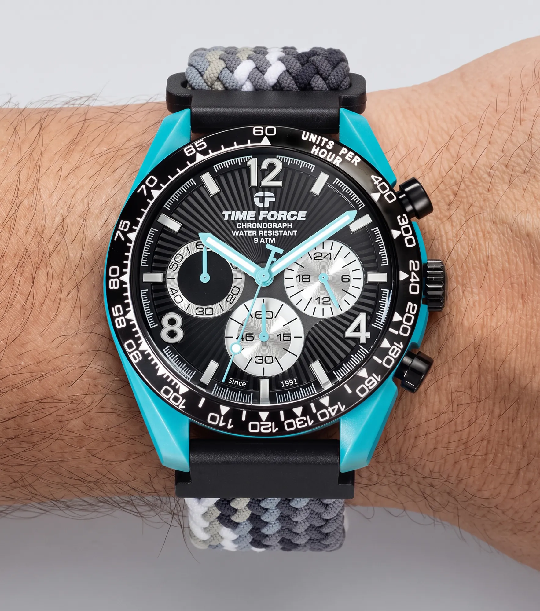 Reloj Time Force Coolwake Controlado Correa 134666 VG