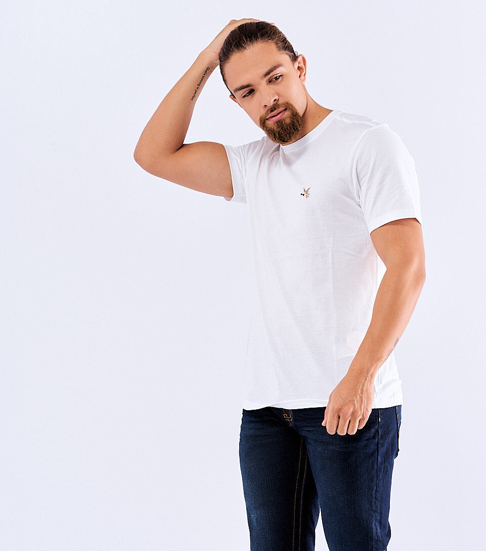 640c020 Camiseta Basica U Mc Chevignon 112163 BL