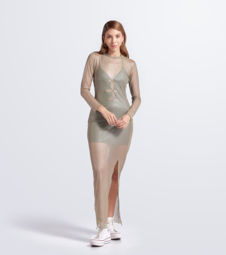 Alegra Vestido Slim Fit En Mesh TyperVD