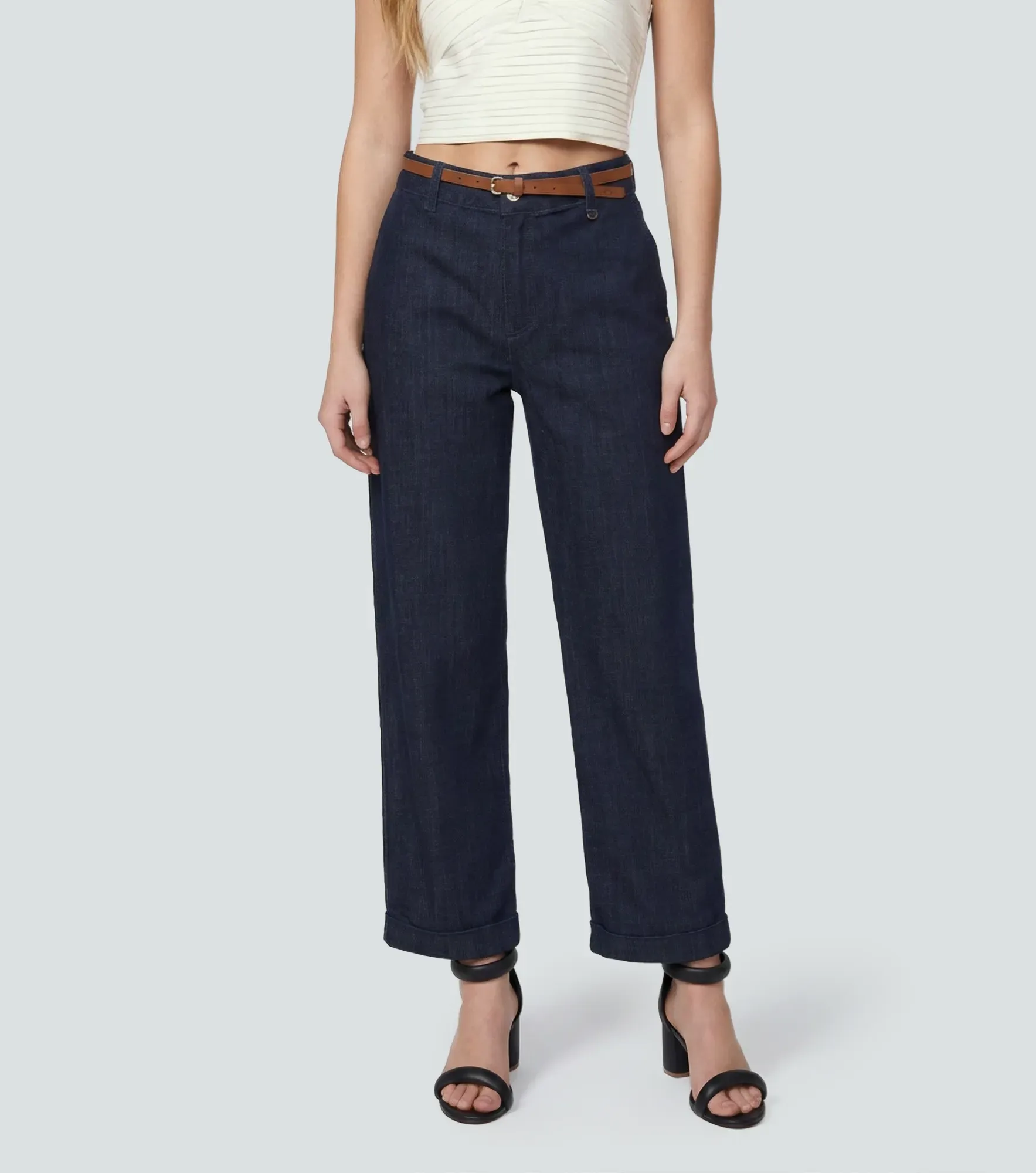 Barcelona Jean Para Mujer Con Proceso Selena Derek 838878 AZ