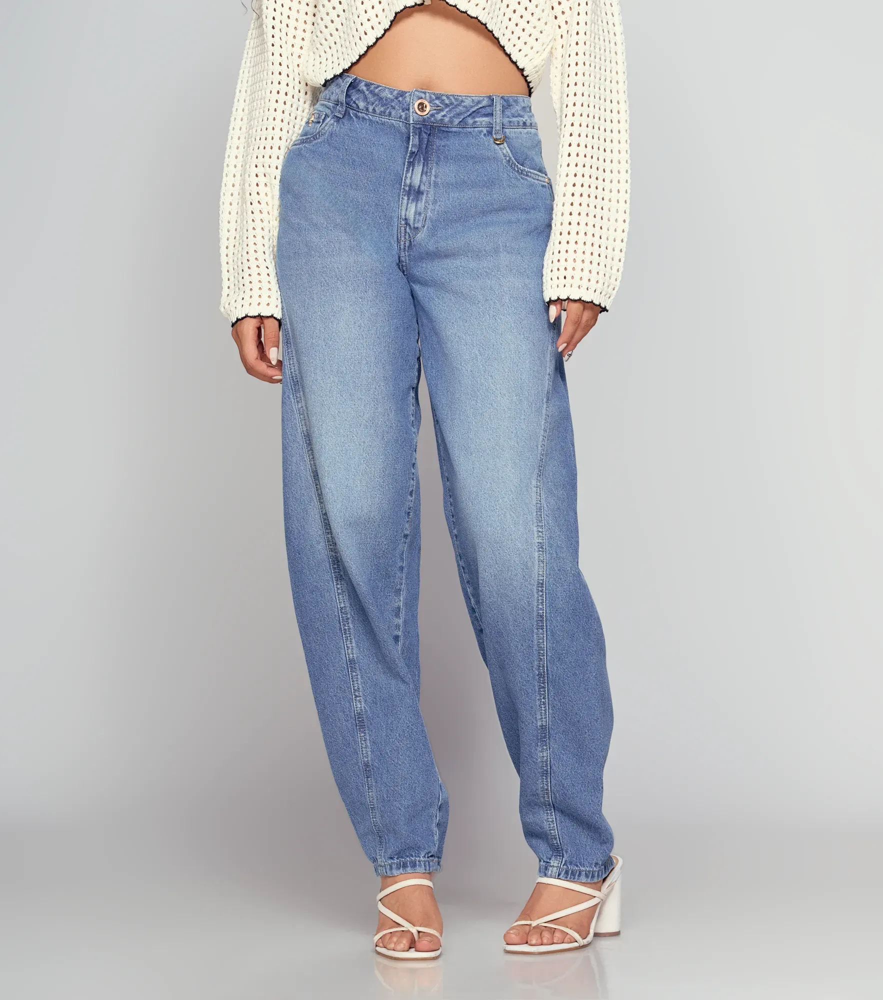 Barcelona Tiana Jean Barrel Con Proceso Derek 834731 AZ