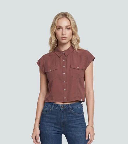 Blusa Corta Para Mujer Naira DerekCF
