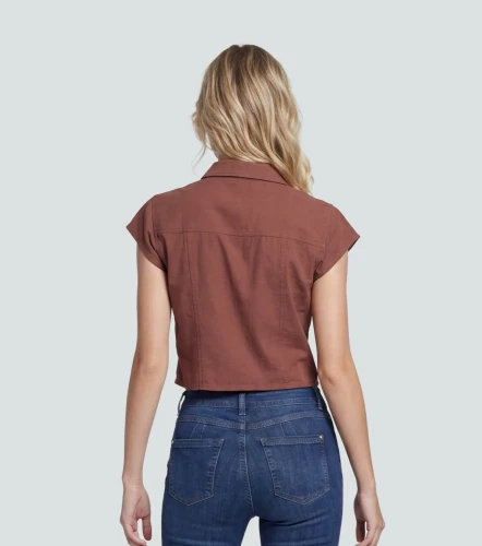 Blusa Corta Para Mujer Naira DerekCF