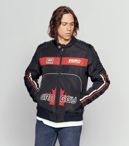 Chad Chaqueta Tipo Biker Masculina GroggyNG