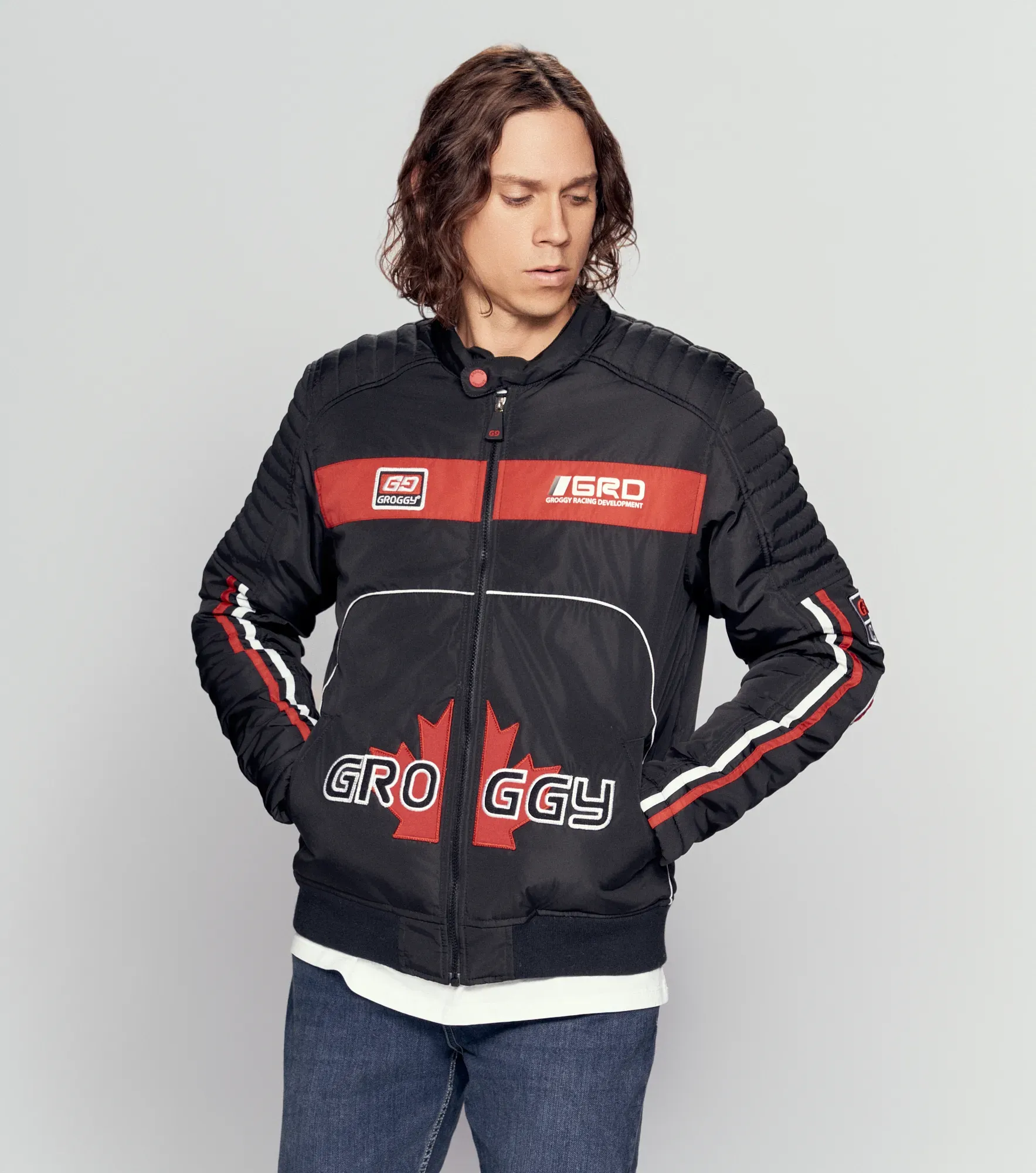 Chad Chaqueta Tipo Biker Masculina Groggy 833141 NG