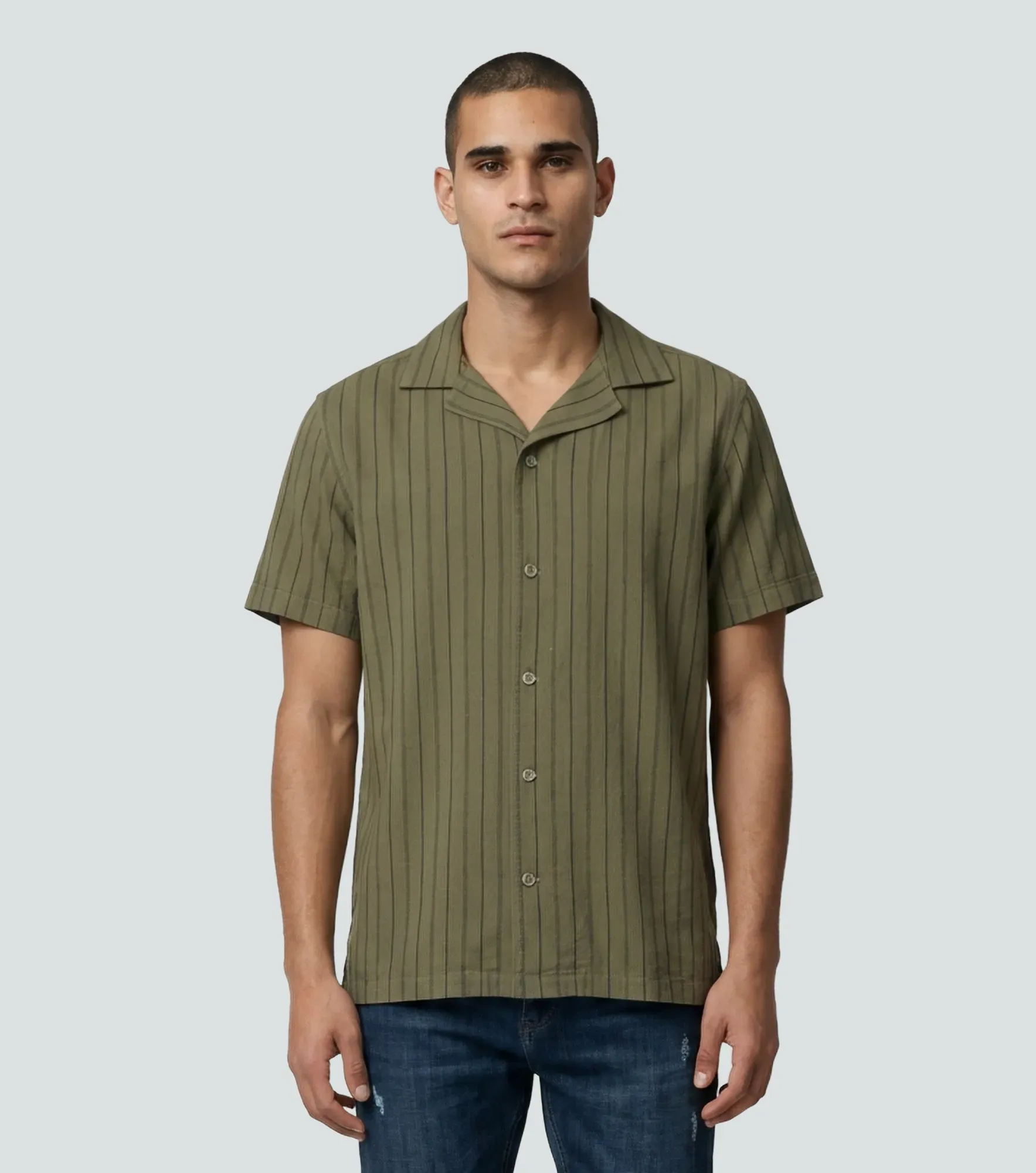 Comfort Santi Camisa De Rayas Unser 837145 VD