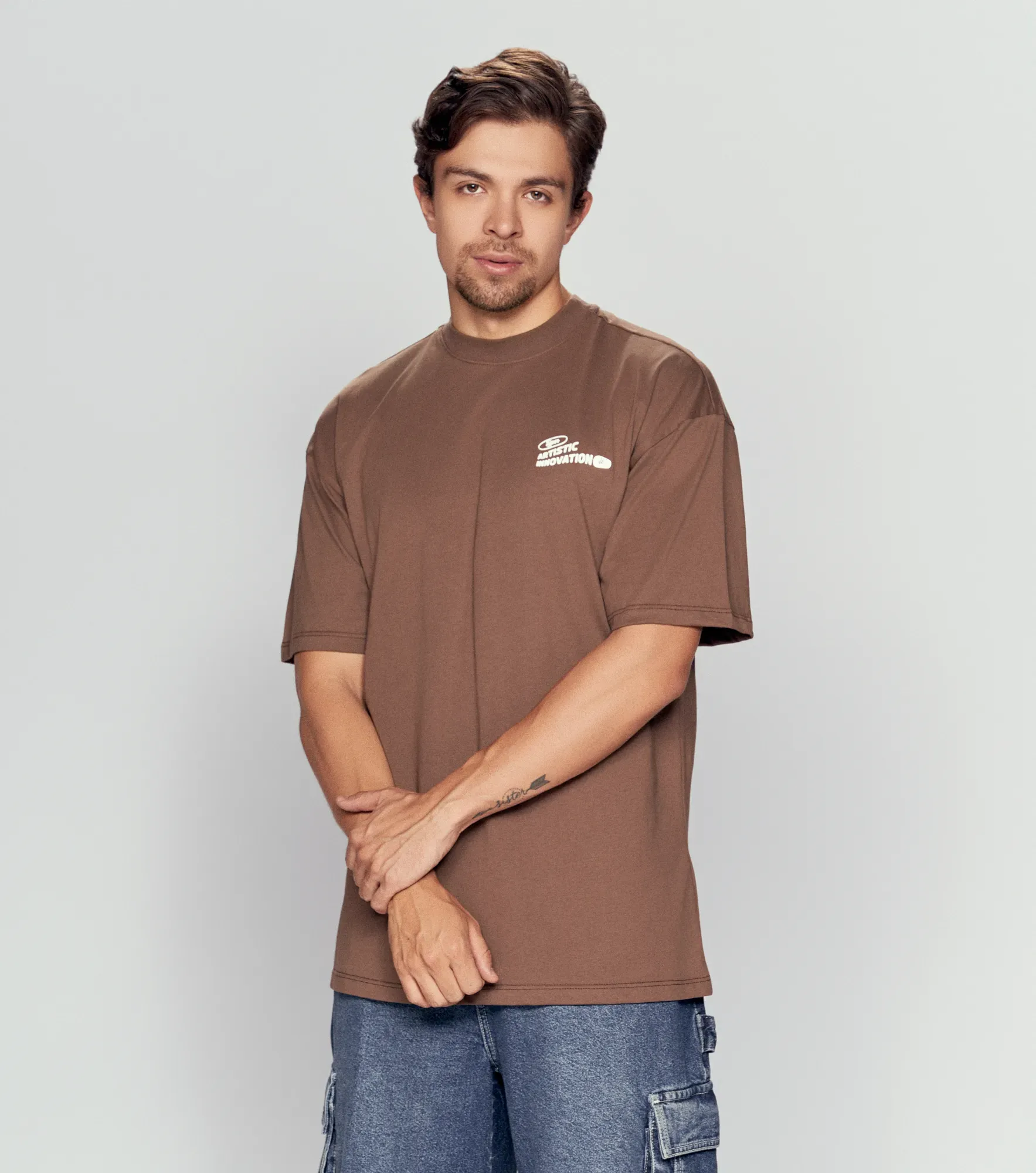 Franco T Shirt Comfort Estampada Typer 835666 CH