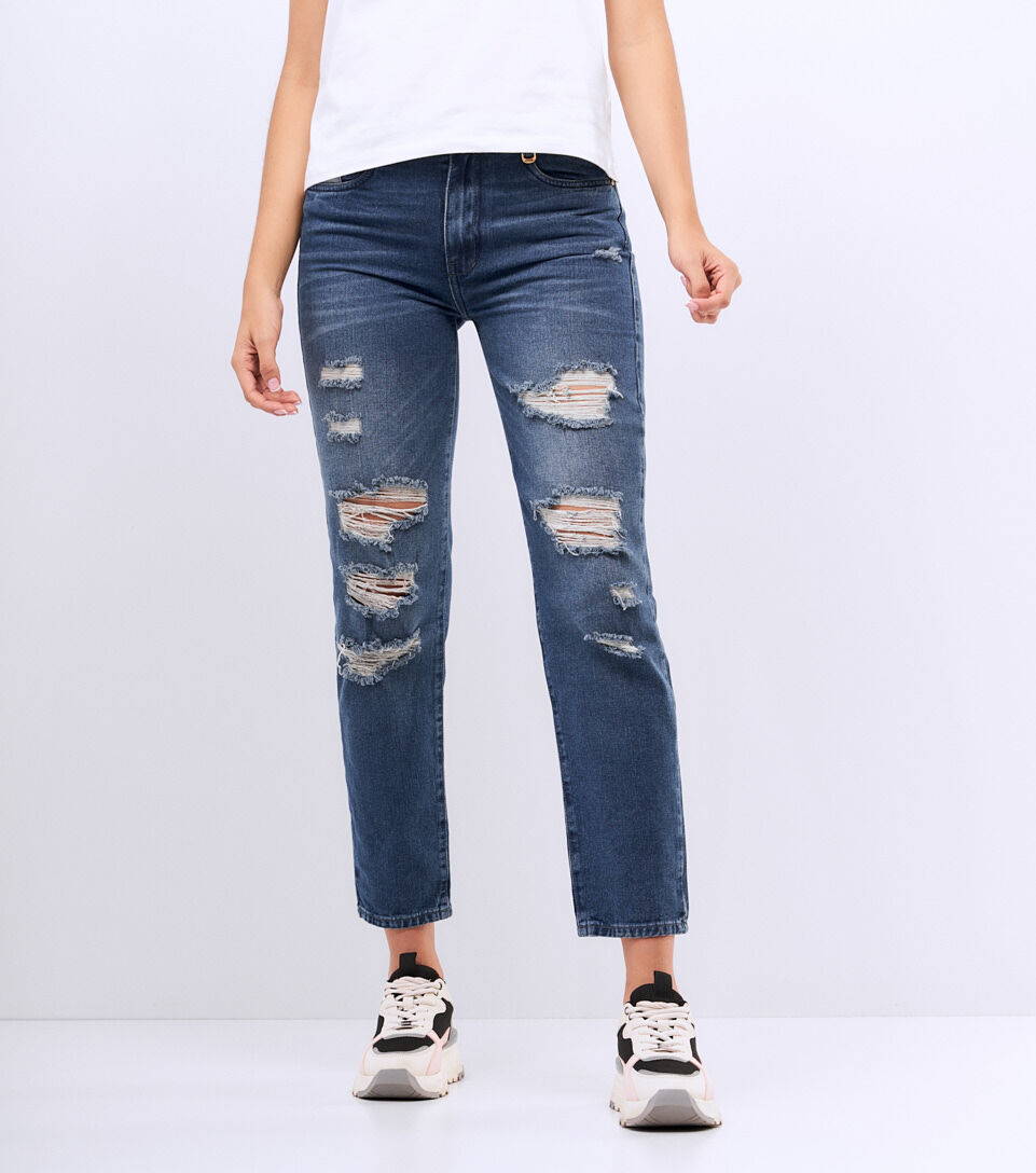 Jean Para Mujer Con Proceso Rotos Paris Lindsay Derek 829028 AZ