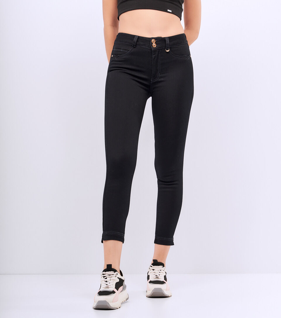 Jean Para Mujer Pretina Ancha Con Proceso Oscuro Barcelona Taliana Derek 824051 AZ