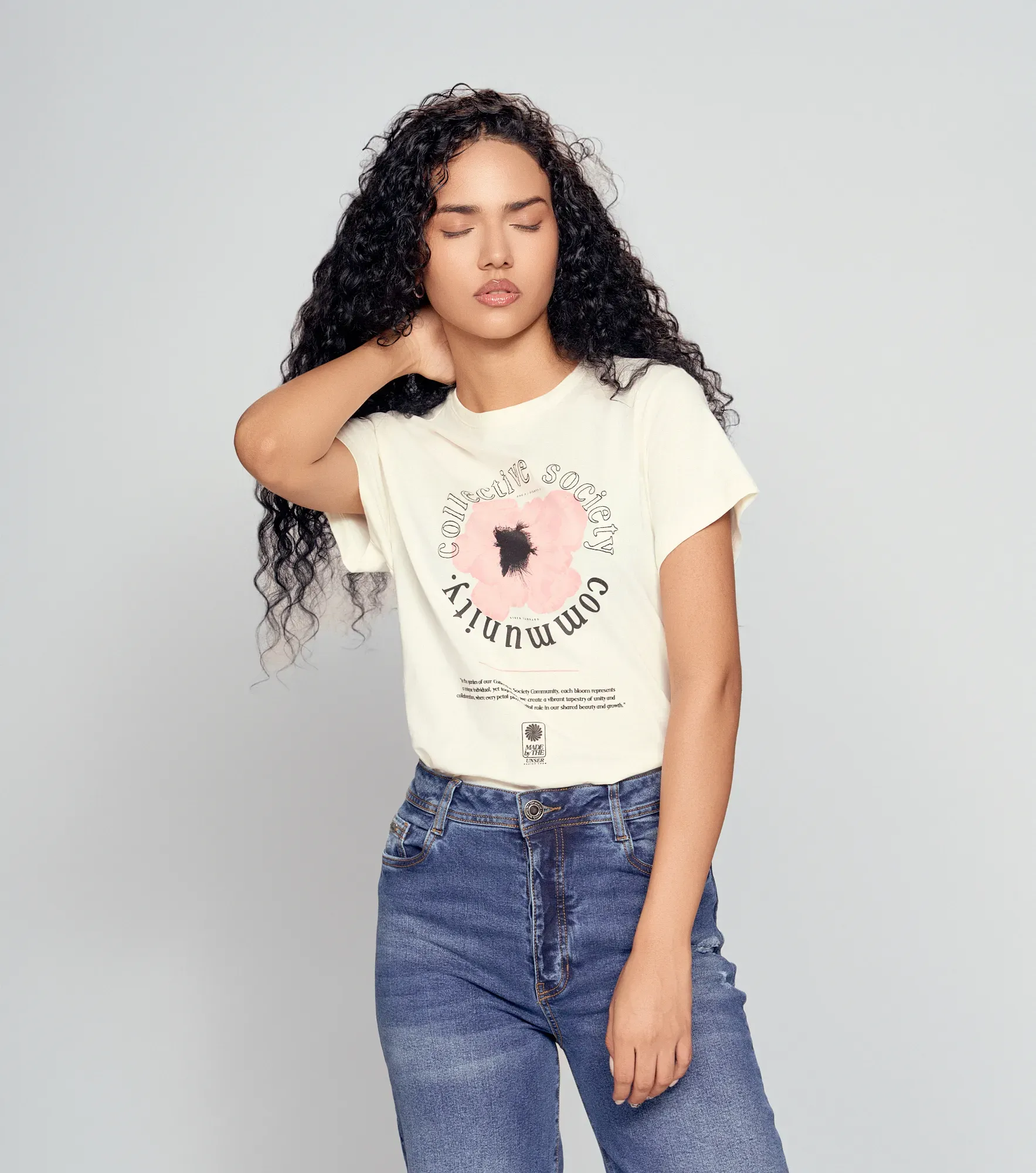 Julieth T Shirt Con Bordado Y Estampado Delantero Unser 836062 AR