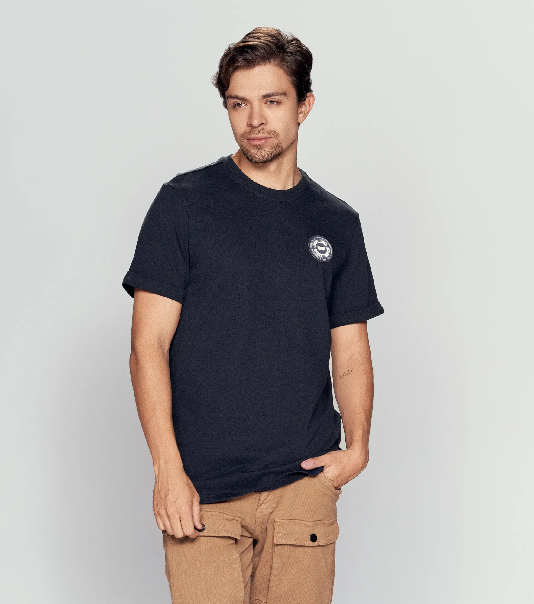 Keith Camiseta Regular Fit Masculina Gas 834588 AO