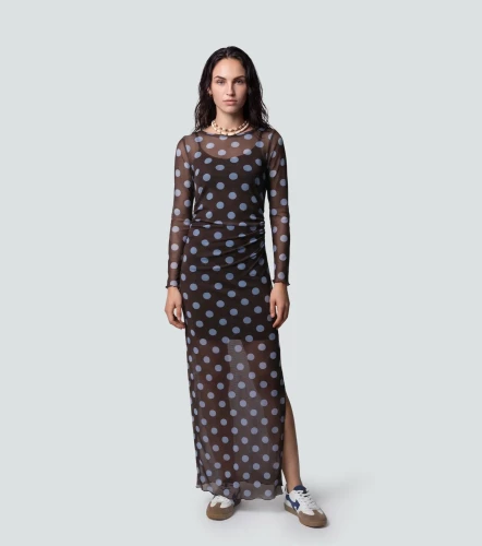 Mila Vestido Slim Fit En Mesh TyperCF