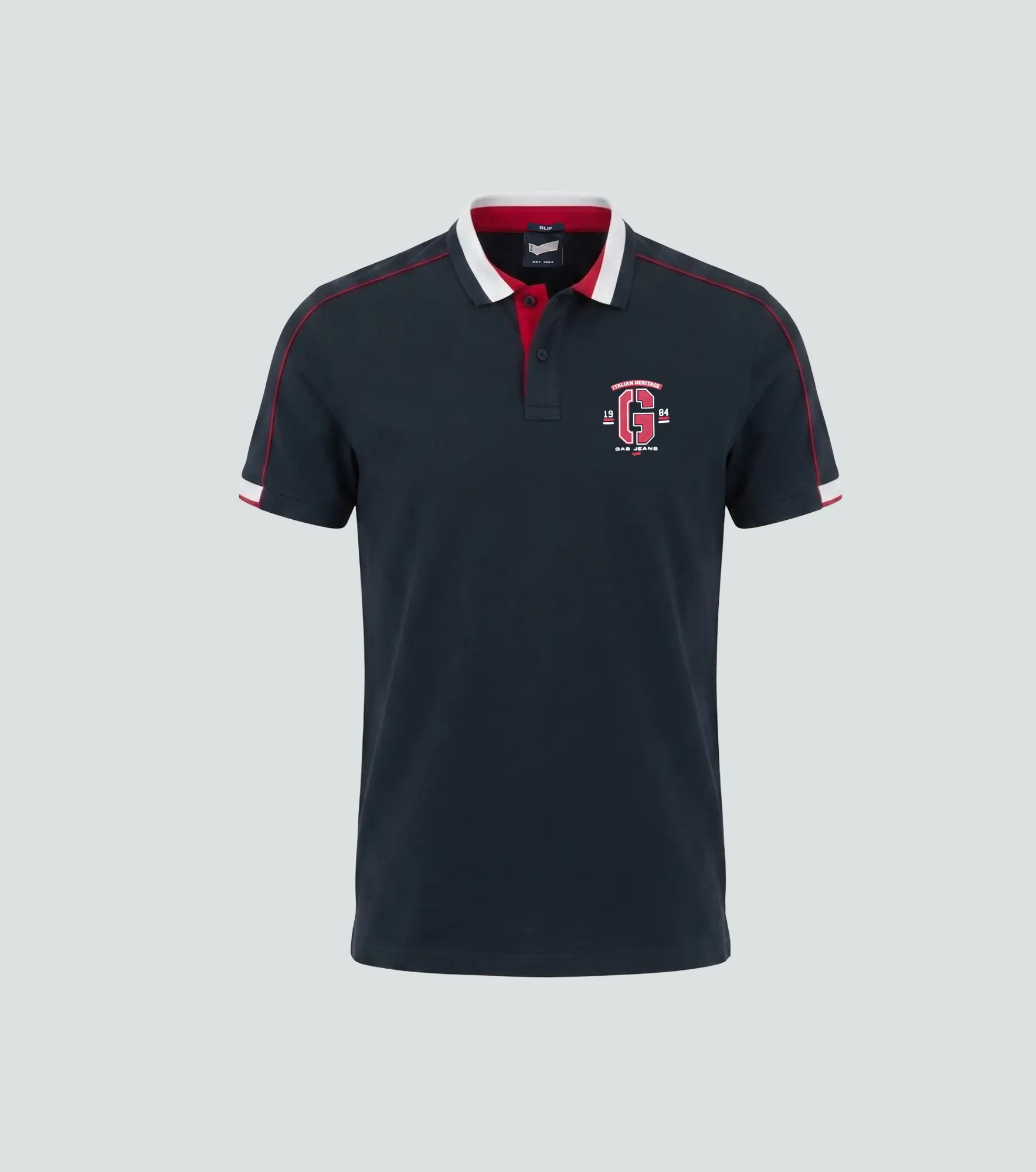 Nova Polo Masculina Slim Fit Gas 833134 AO