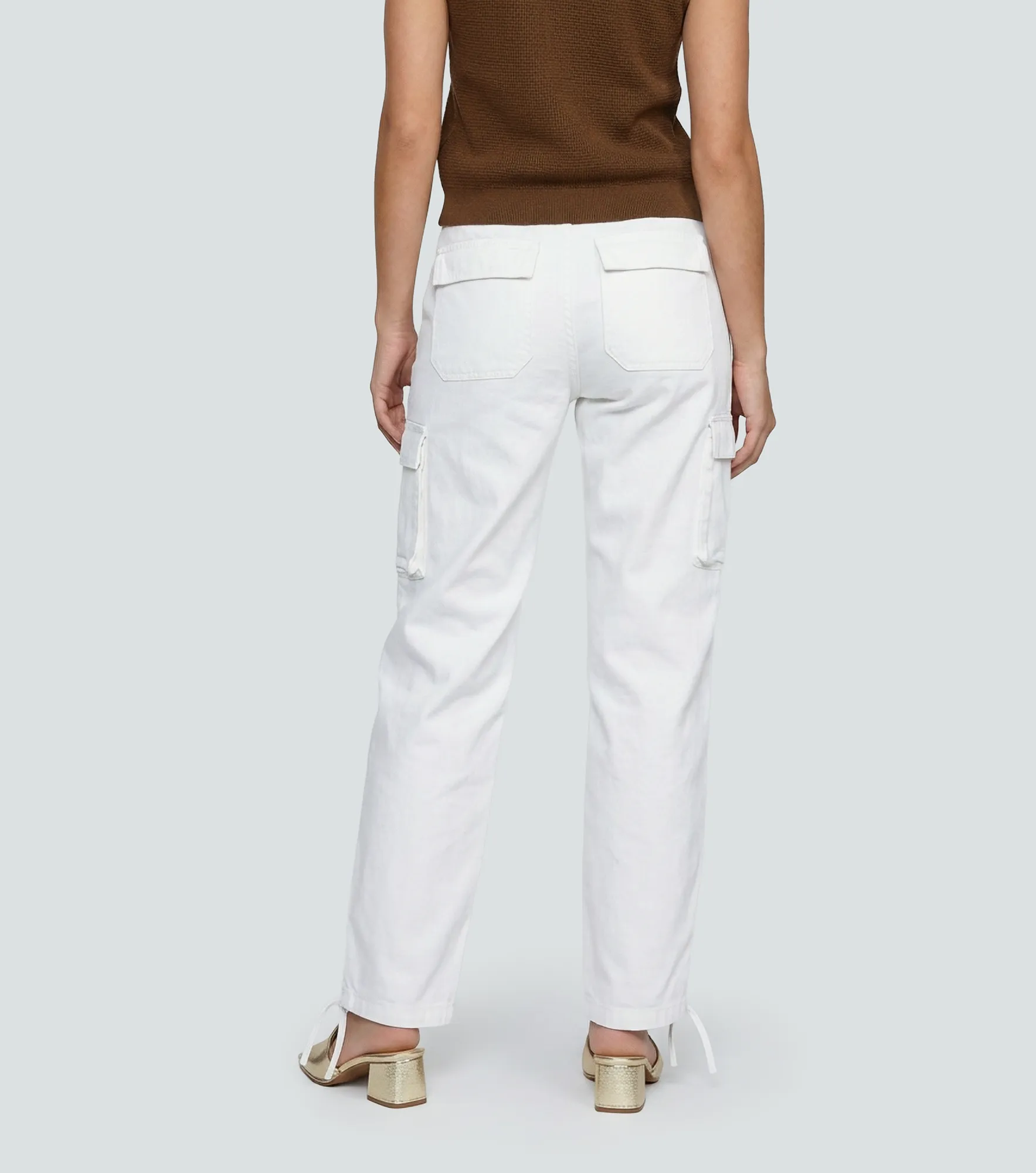 Pantalon De Mujer Unicolor Cargo Derek 823234 BL