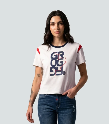 Prisha T Shirt Slim Femenina GroggyCR