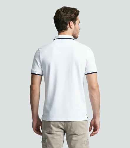 Slim Julian Polo Unicolor Con Bordado UnserBL