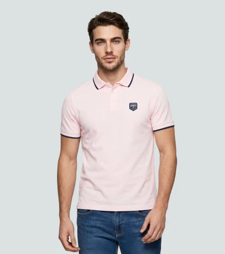 Slim Julian Polo Unicolor Con Bordado UnserRS