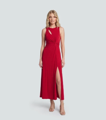 Vestido Para Mujer Manga Siza Unicolor Alicia DerekRJ