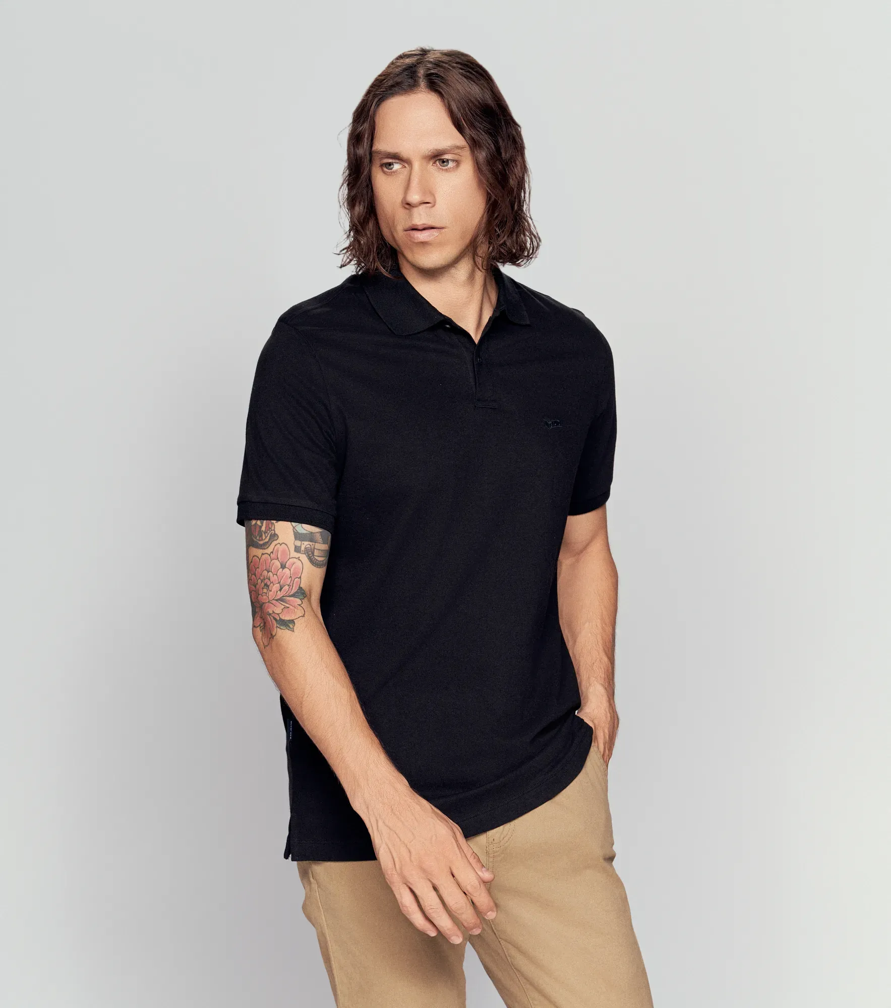 Zamir Polo Slim Manga Corta Gas 832988 NG