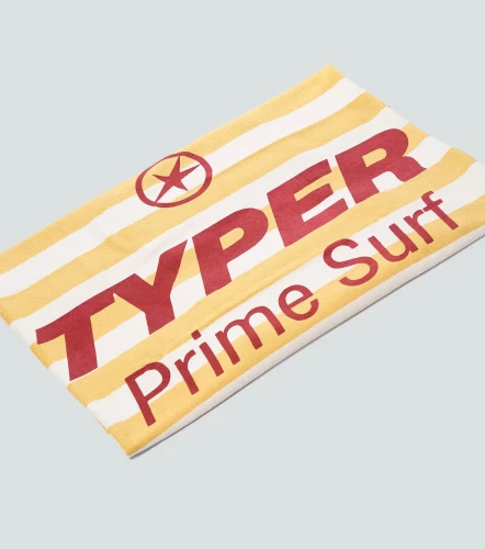 Obbi Toalla De Rayas Con Estampado TyperAM