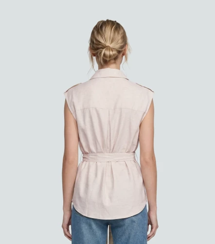 Blusa Sin Mangas Unicolor DerekAR