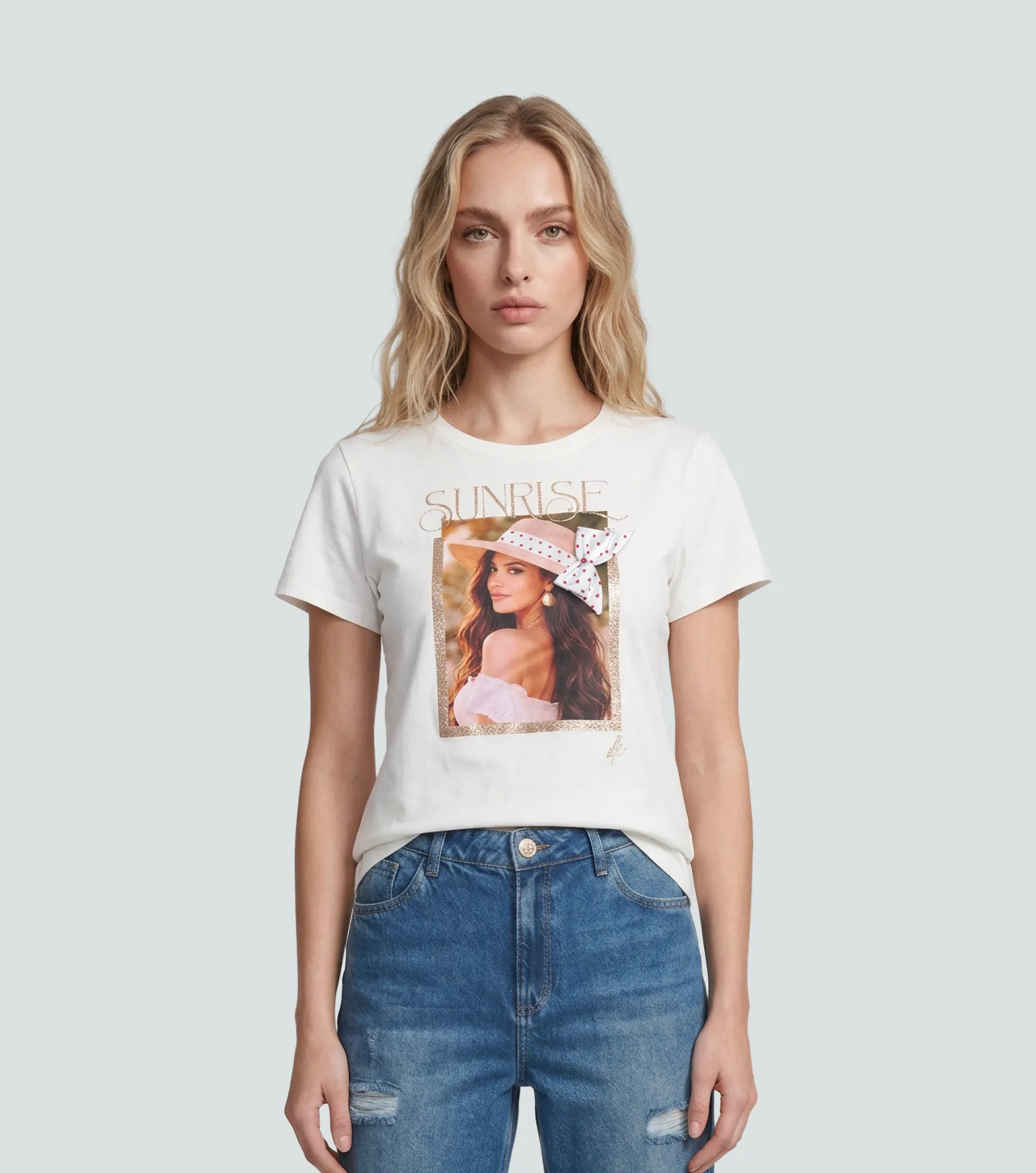 Blusa Camiseta Para Mujer Roxana Derek 839337 AR