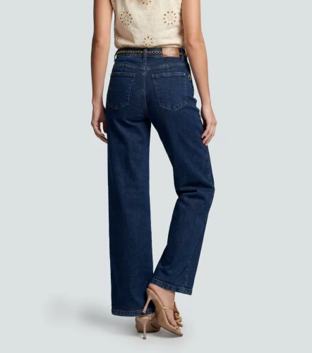 Praga Jean Para Mujer Bota Recta Con Proceso Jessika DerekAZ