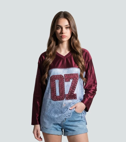 Blusa Casual Encaje Derek LovelyAZ