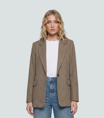 Blazer De Cuadros Clasico DerekCF