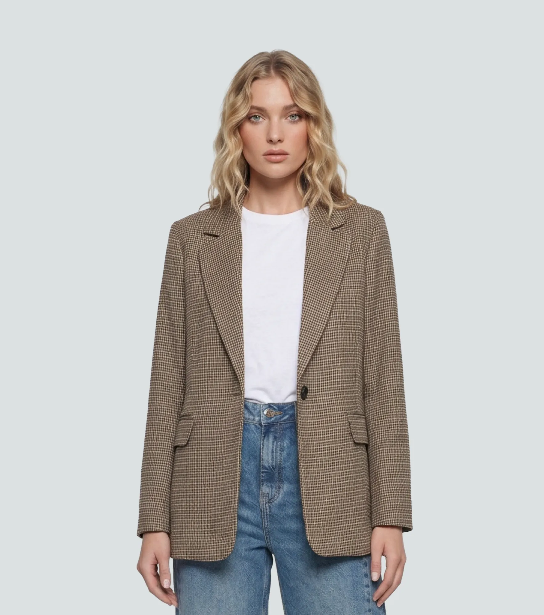 Blazer De Cuadros Clasico DerekCF