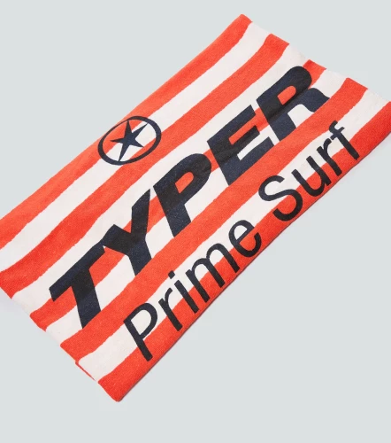 Obbi Toalla De Rayas Con Estampado TyperNJ