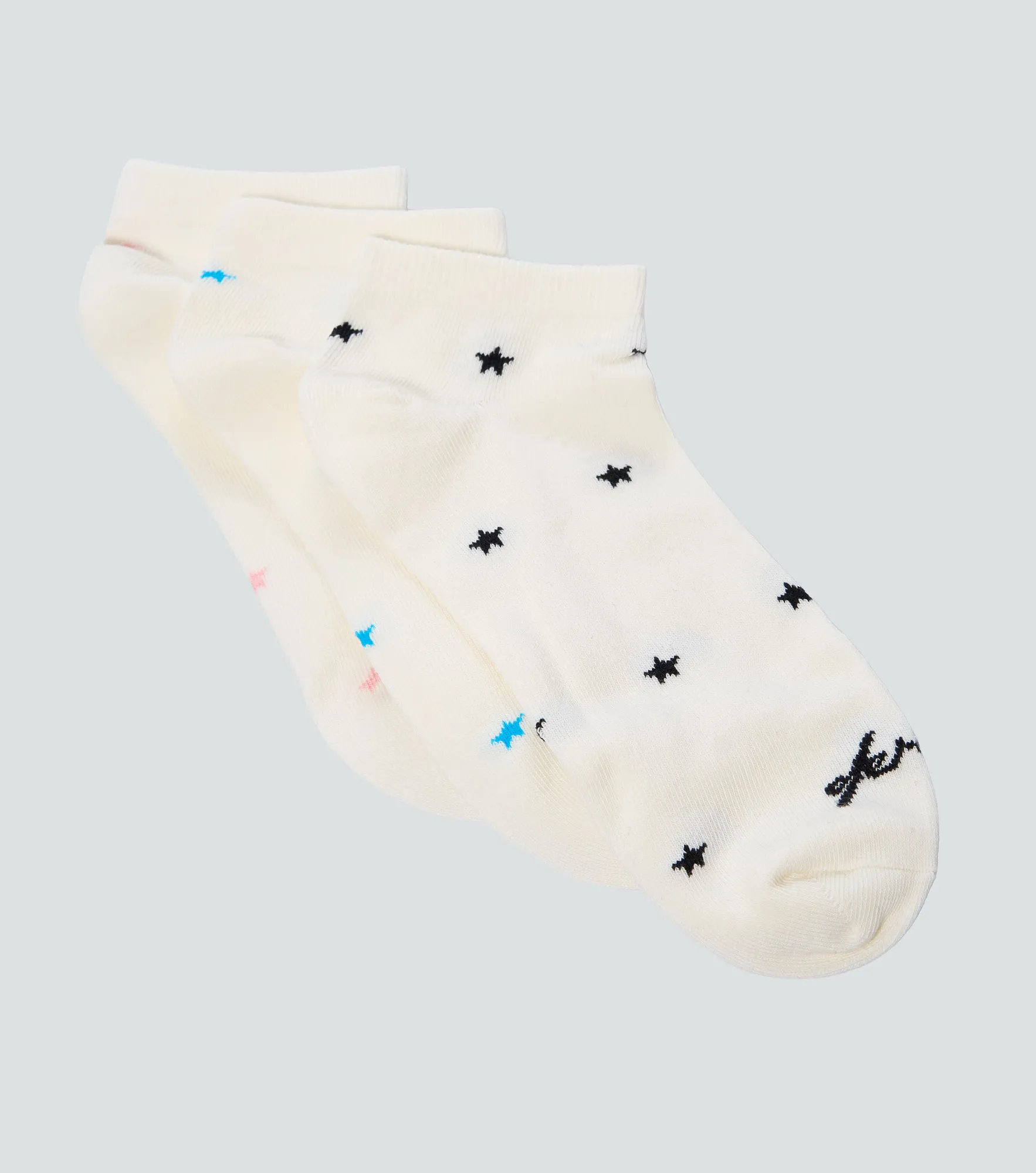 Medias Para Mujer Tobilleras Tripack Con Estrellas Cielo Derek 838699 RS