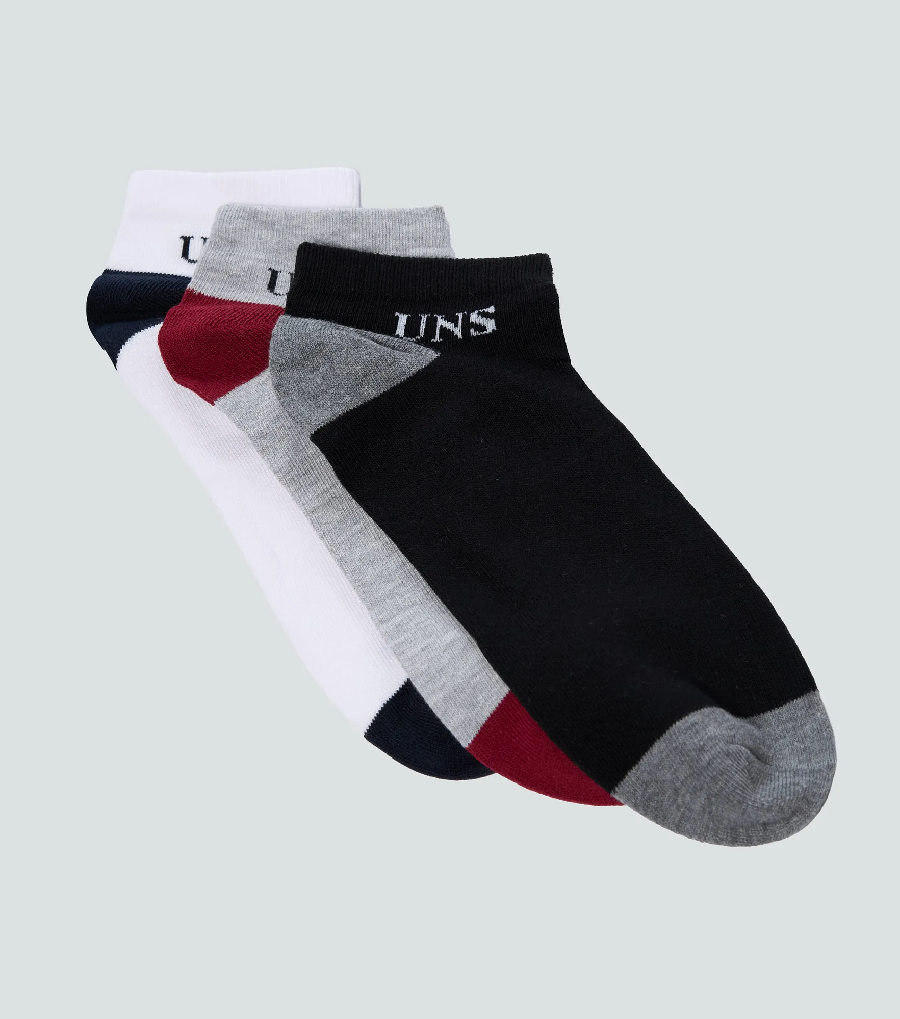 Paolo Tripack Medias Combinadas Con Texto En Contraste Unser 839134 CU