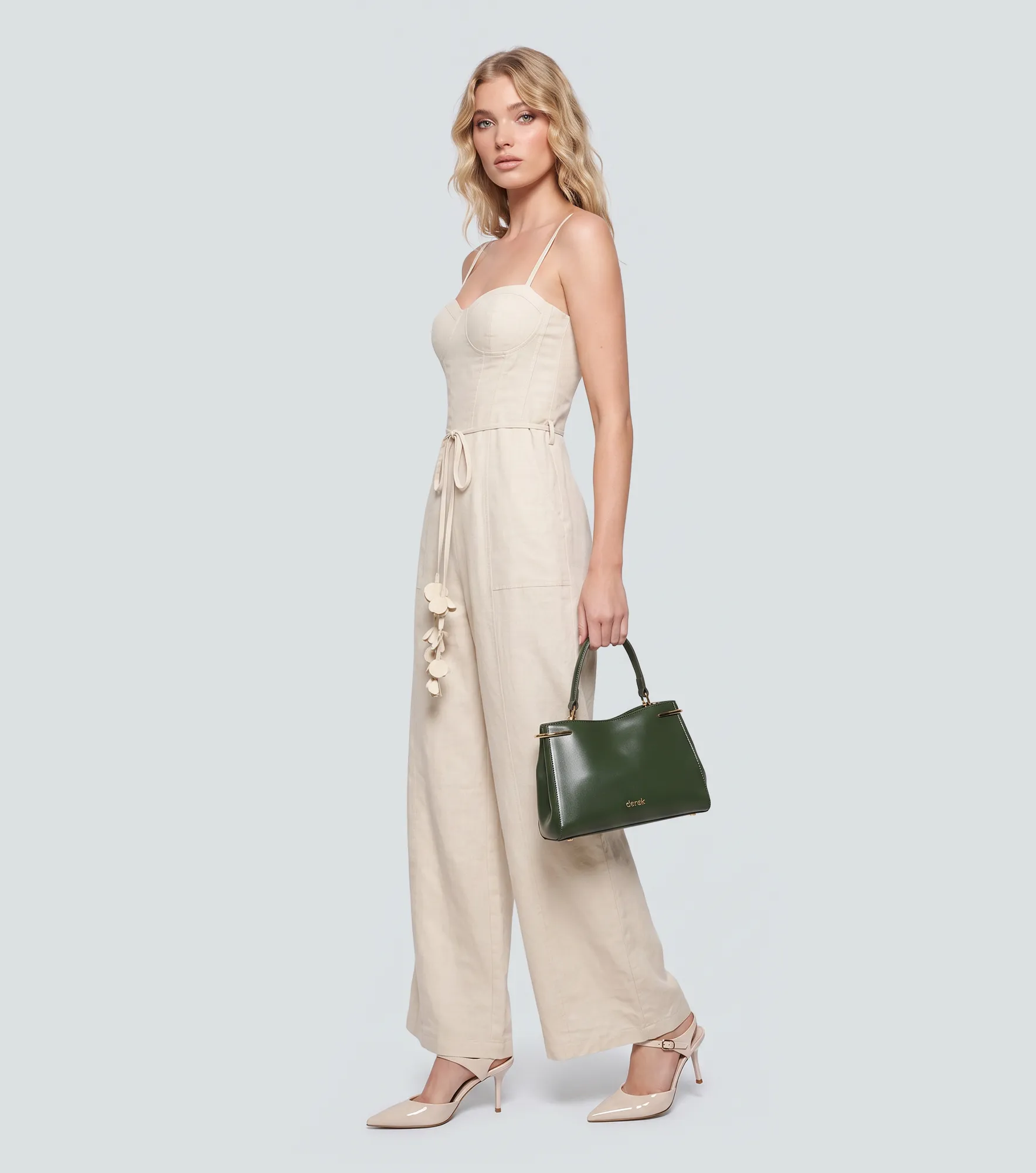 Bolso De Mano Unicolor Derek 838268 VD