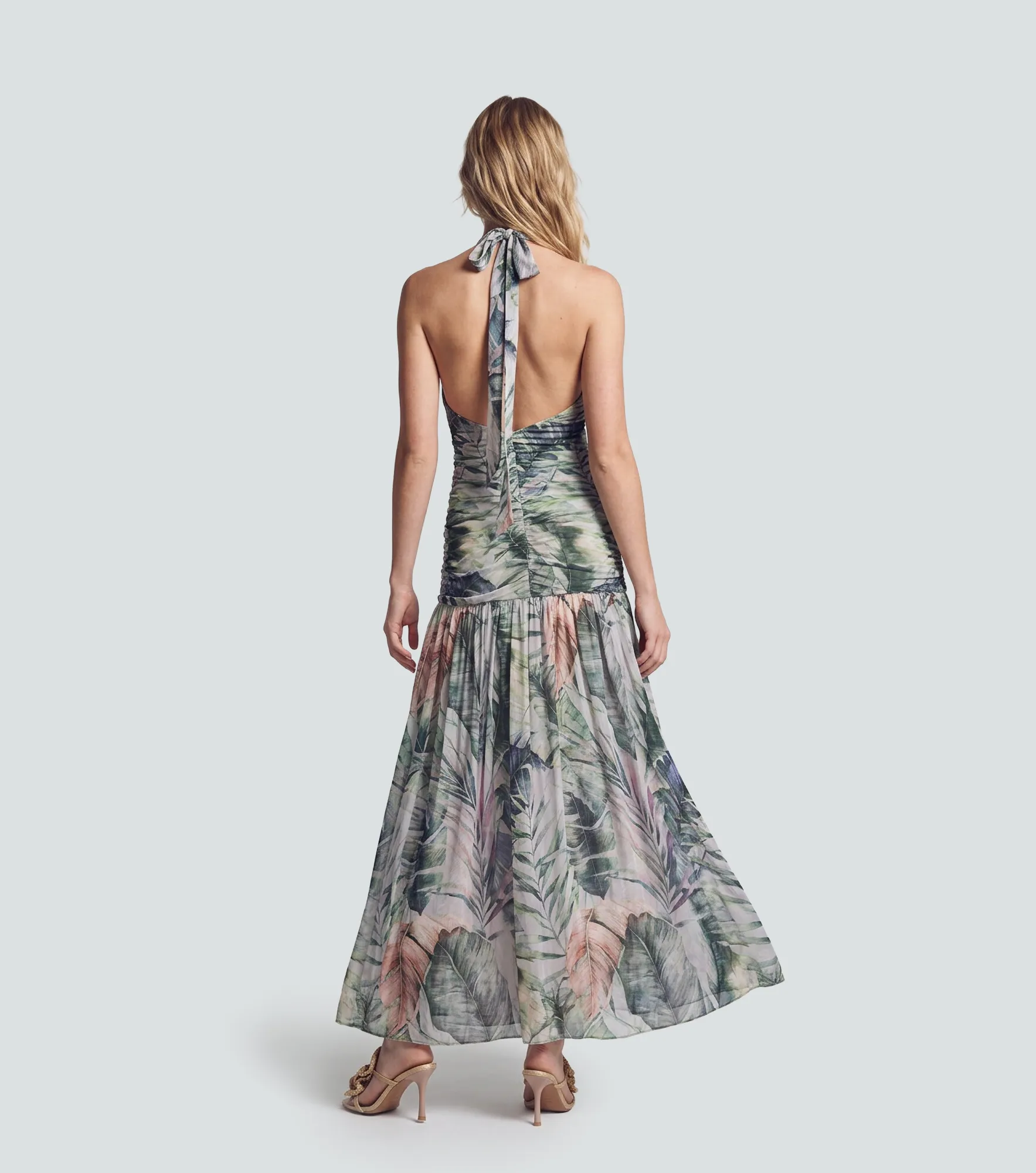 Vestido Largo Con Escote Derek 839334 VD